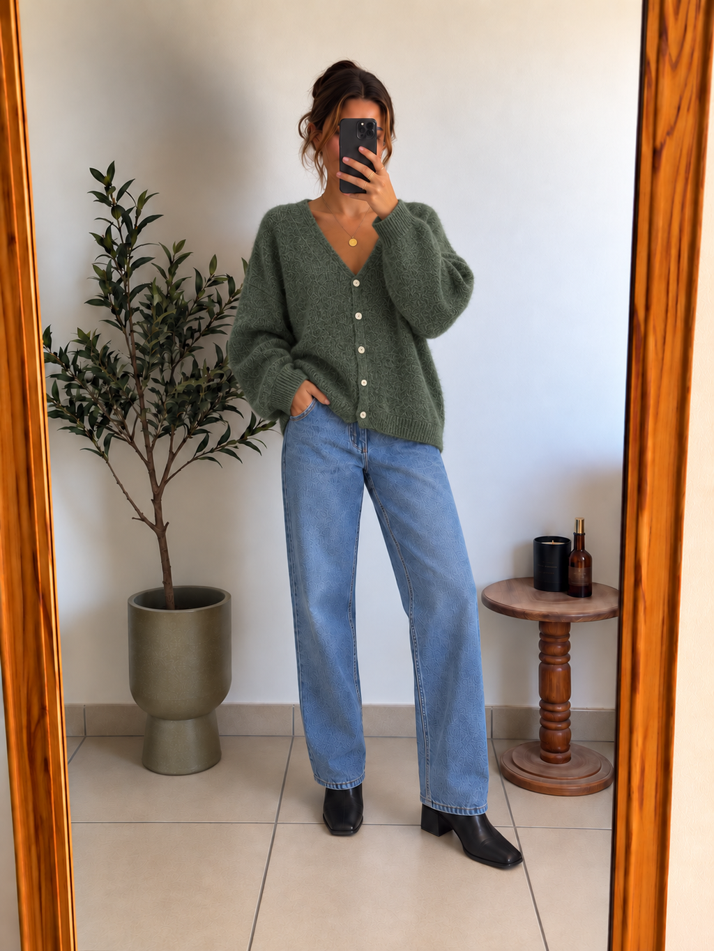 Gilet Isaline — Kaki