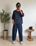 Gilet Maëline - Marine