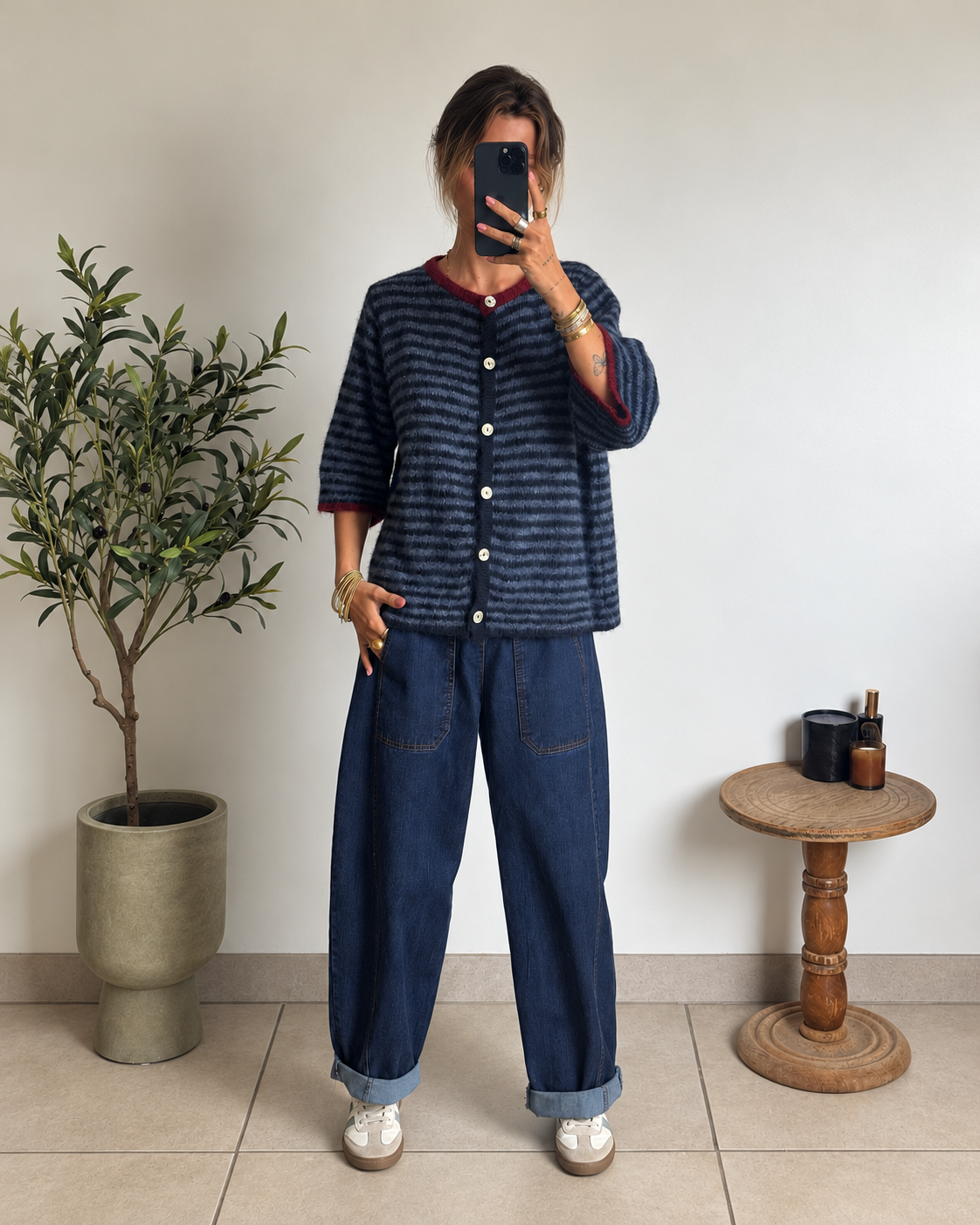 Gilet Maëline - Marine