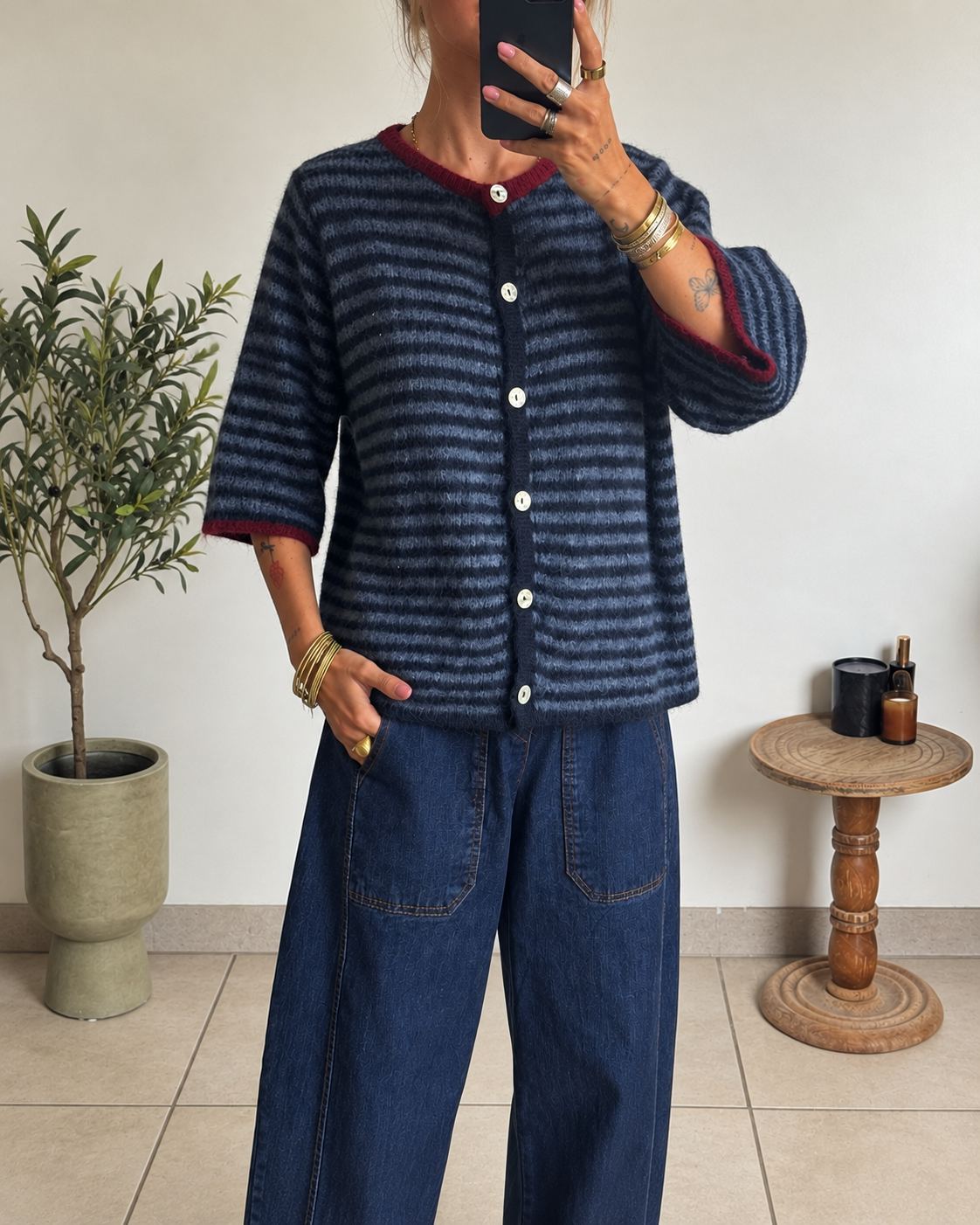 Gilet Maëline - Marine