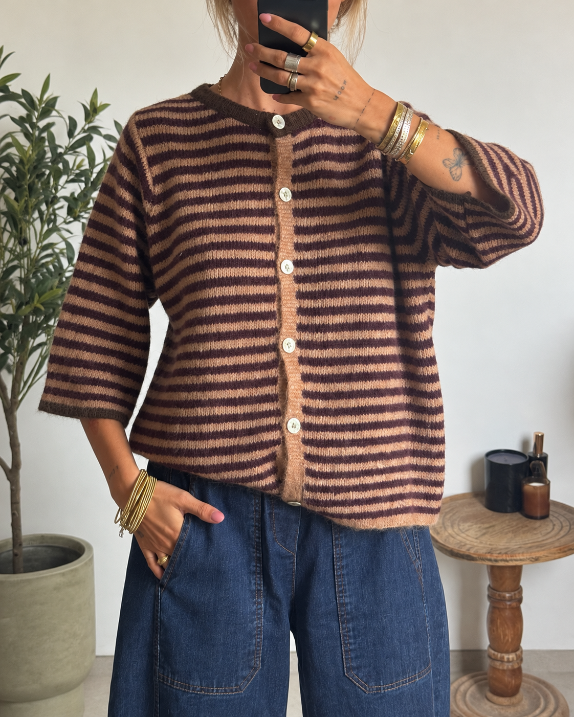 Gilet Maëline - Choco