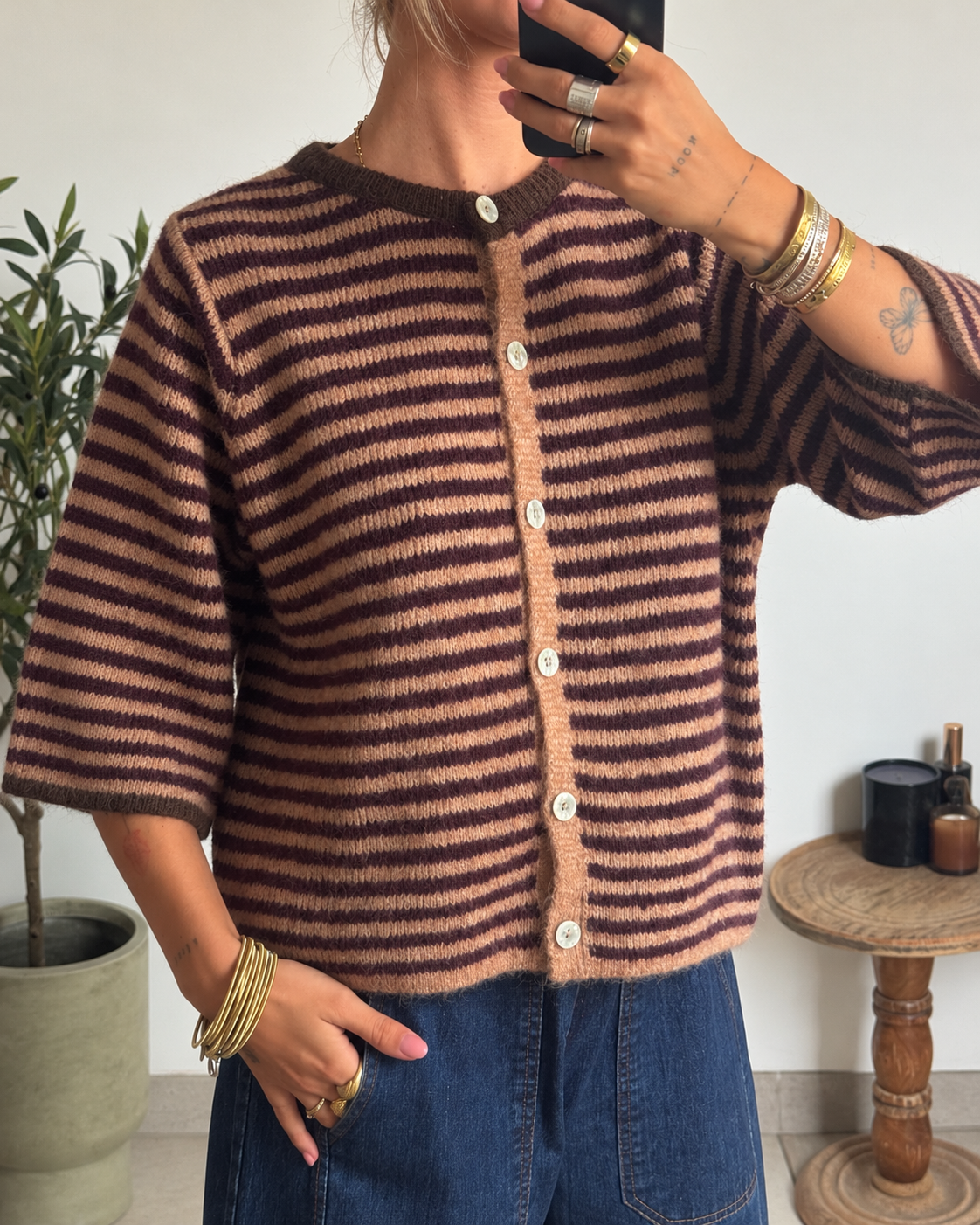 Gilet Maëline - Choco