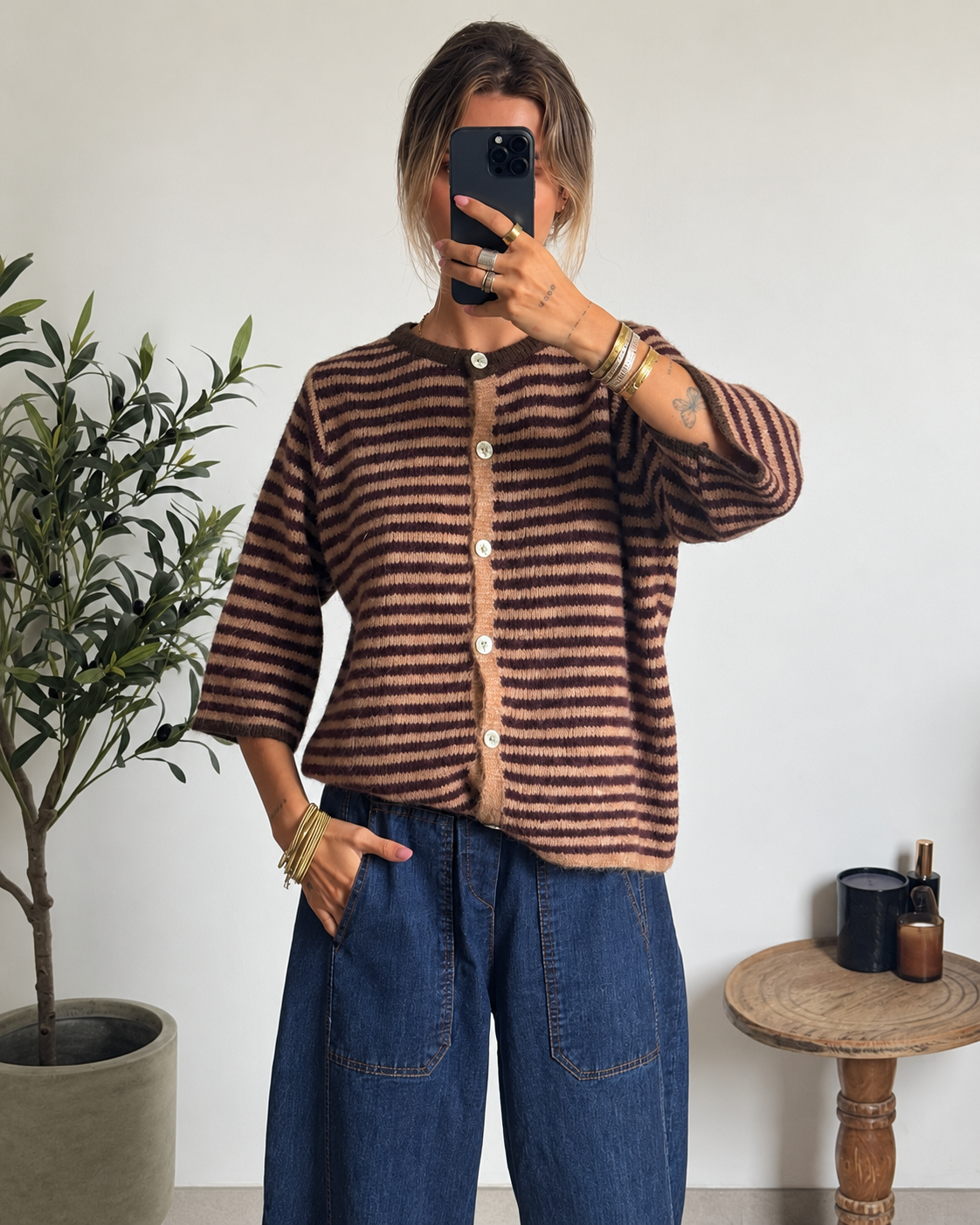 Gilet Maëline - Choco