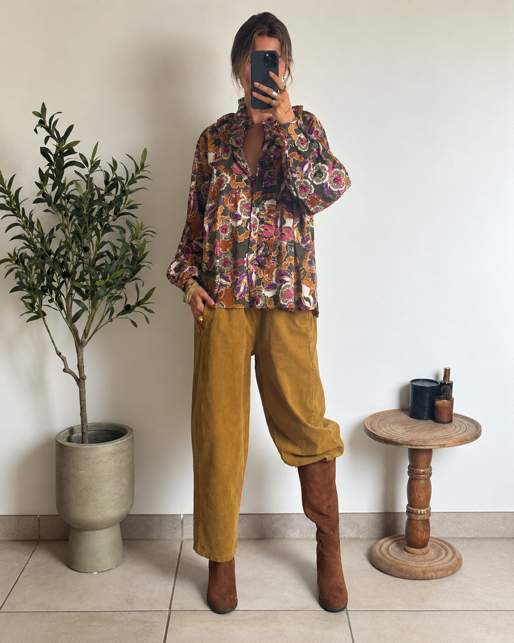Chemise Romane - Kaki