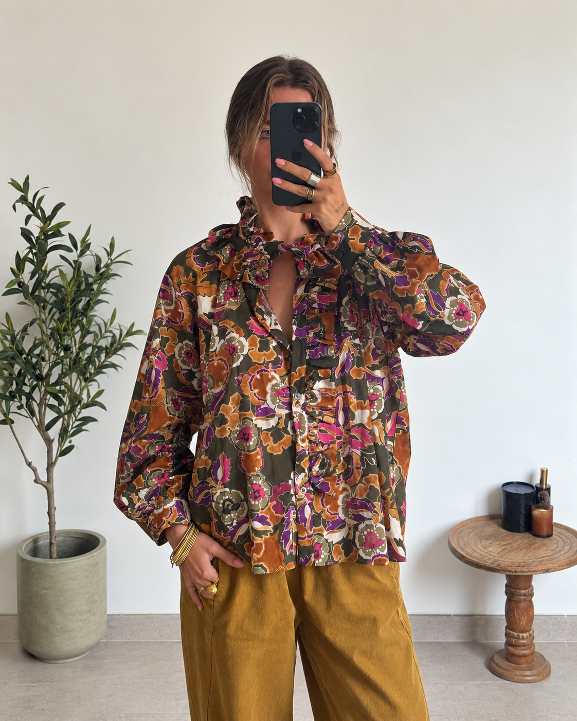 Chemise Romane - Kaki