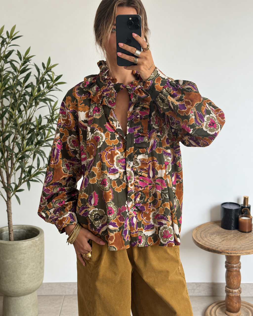 Chemisier Isaline – Fleuri