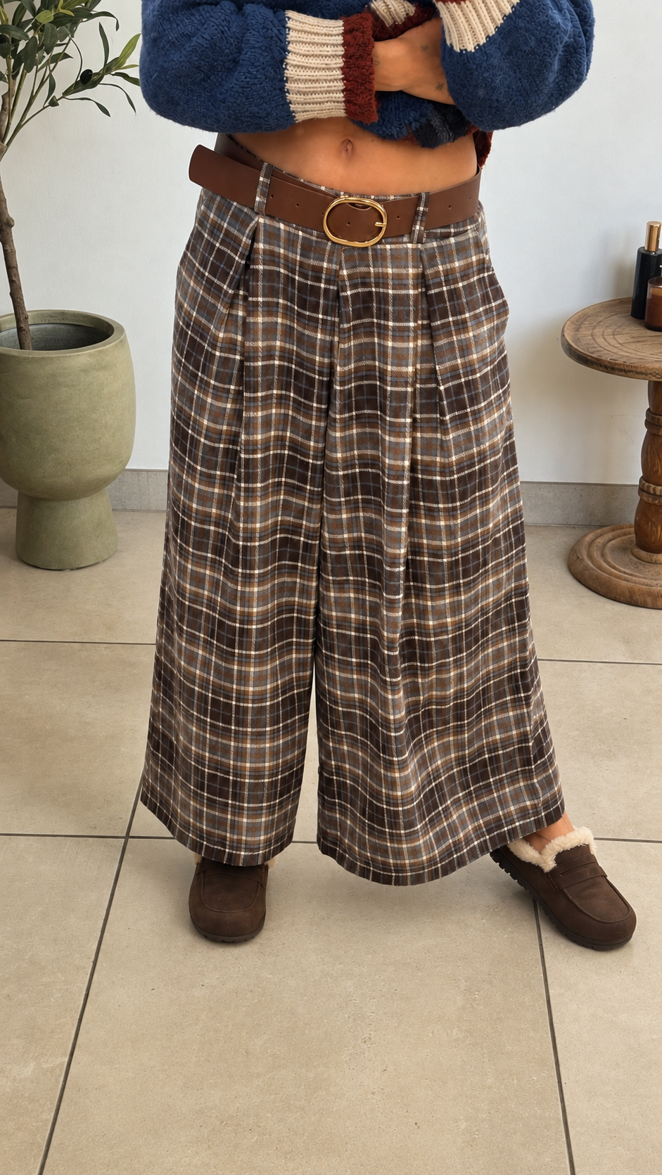 Pantalon Alba – chocolat