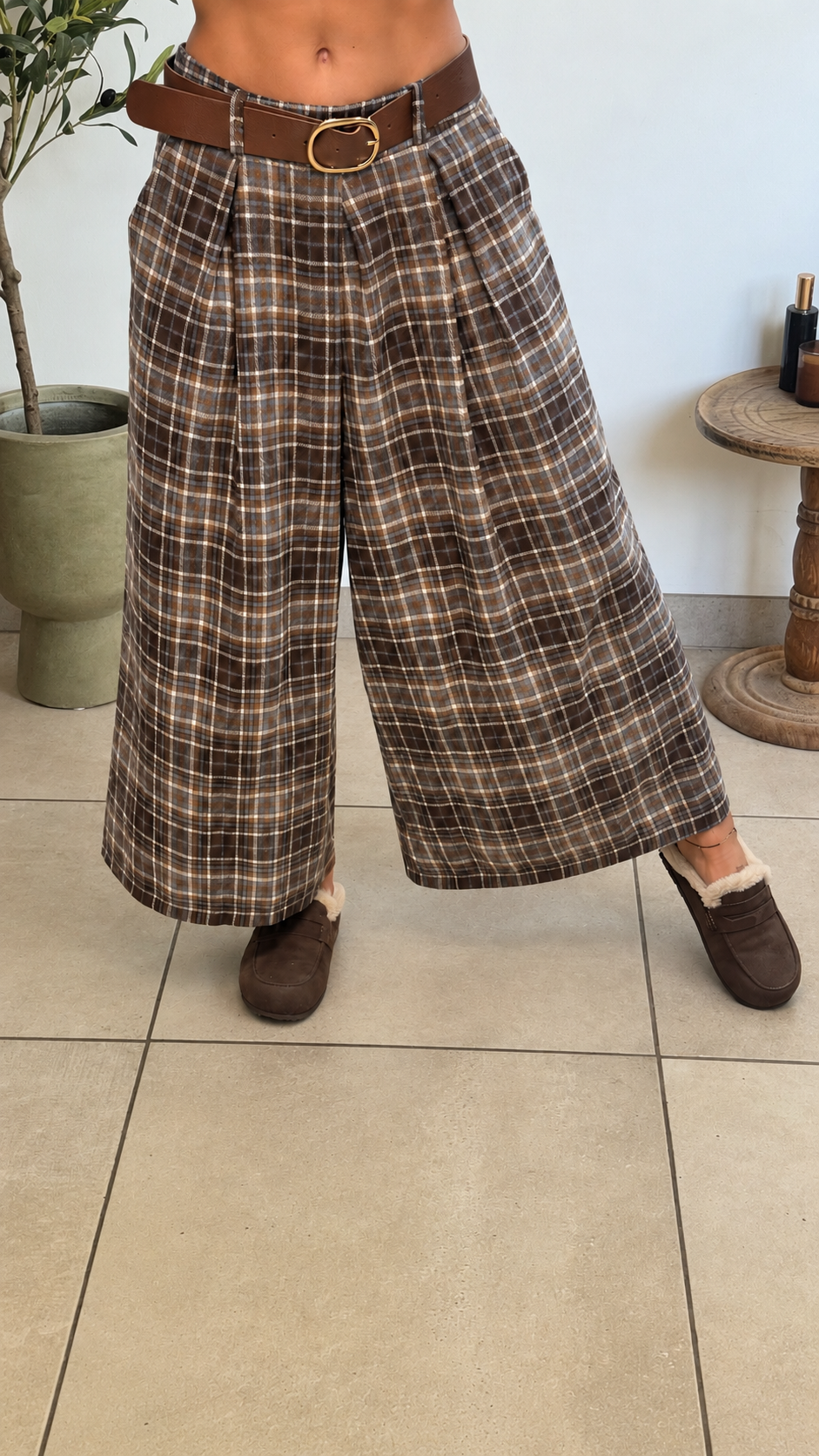 Pantalon Alba – chocolat