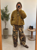 Veste Aïna Palude en matière bouclée effet mouton