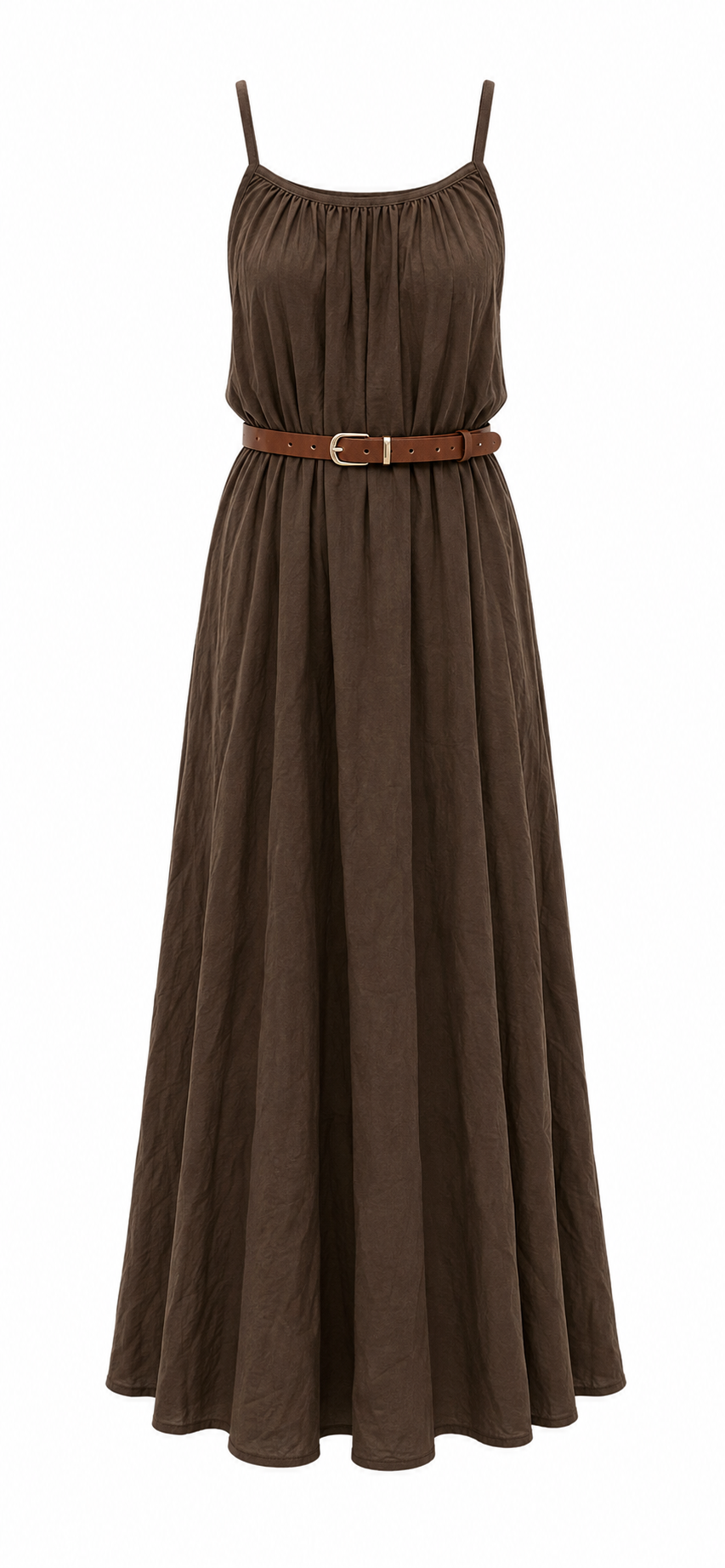 Robe Longue Femme Marron