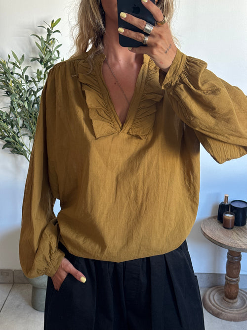 Blouse camel