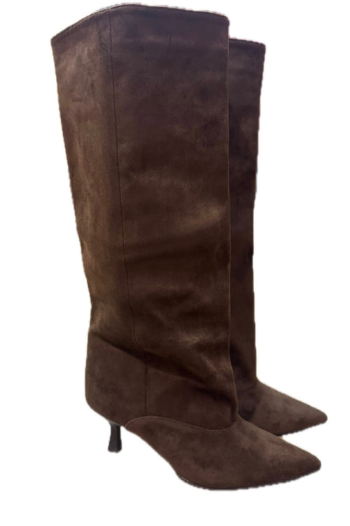 Bottes Alba – Marron effet daim