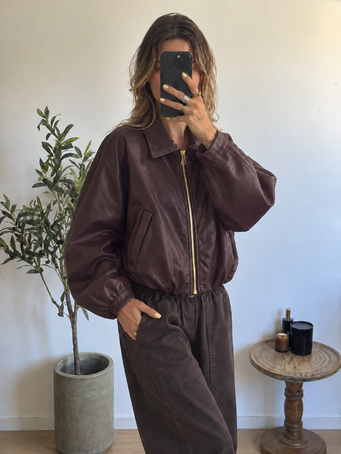 Veste Monika - bordeaux