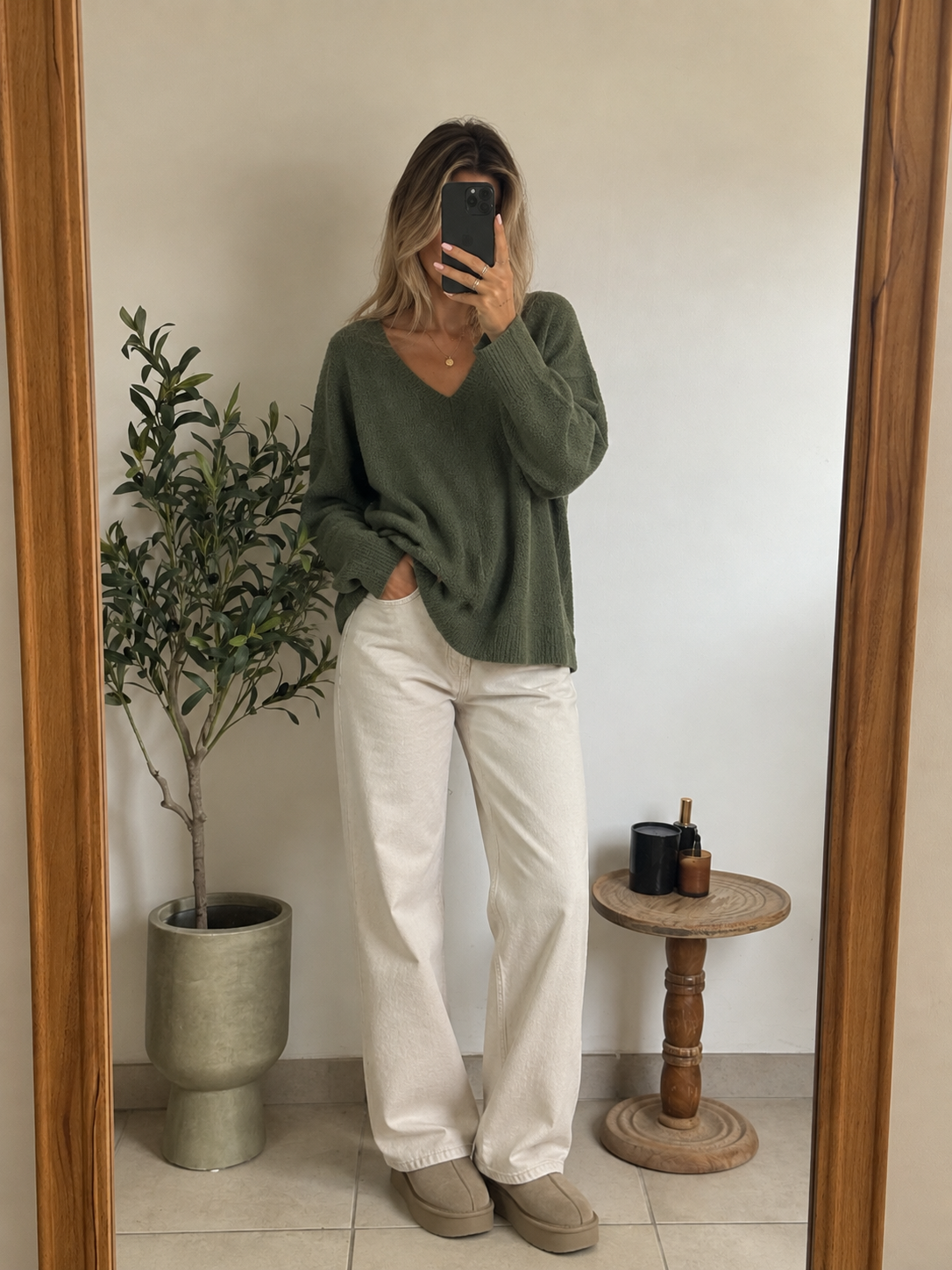 Pull Marie - kaki