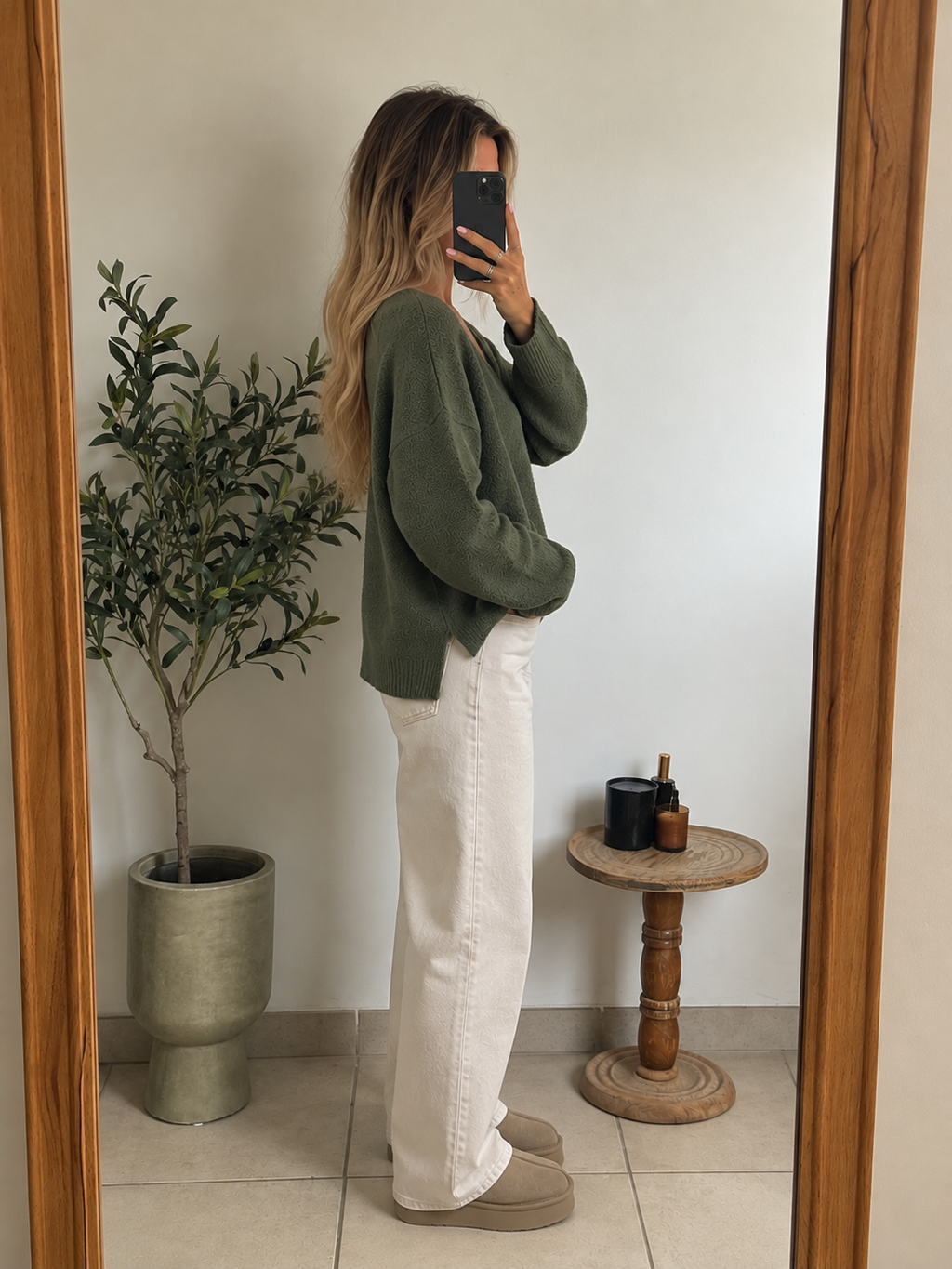Pull Marie - kaki