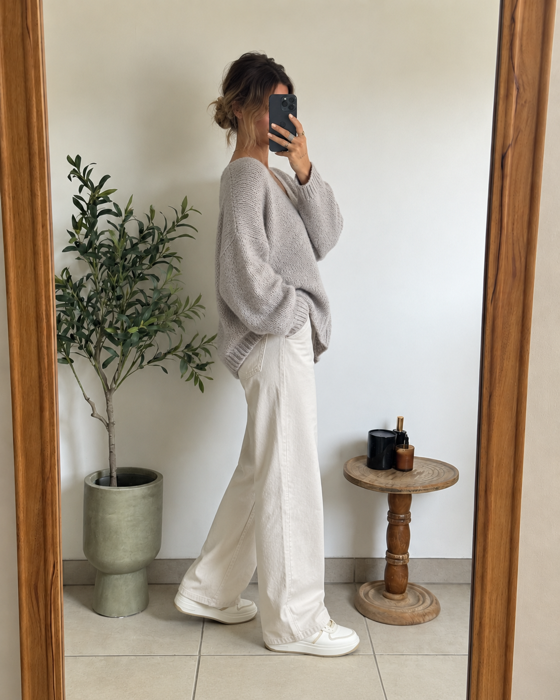 Pull Mina - Gris clair