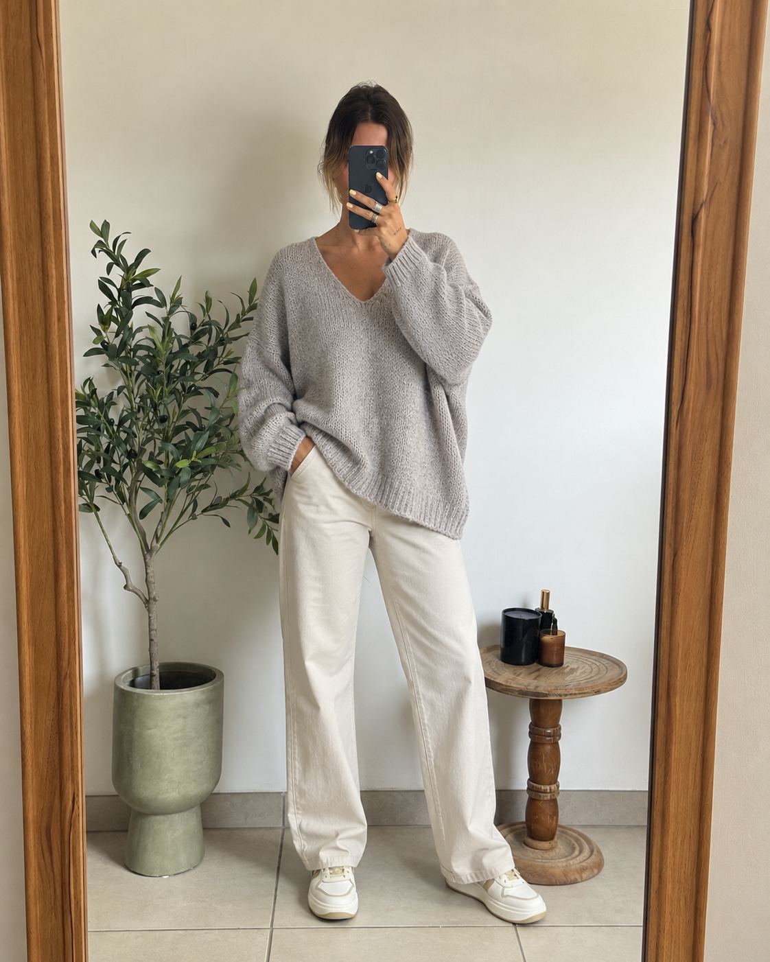 Pull Mina - Gris clair