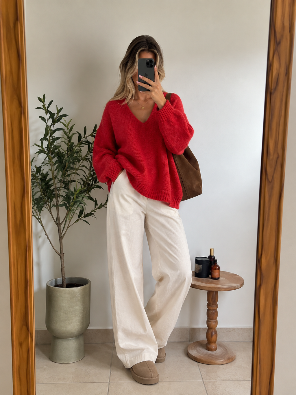 Pull Mina - rouge