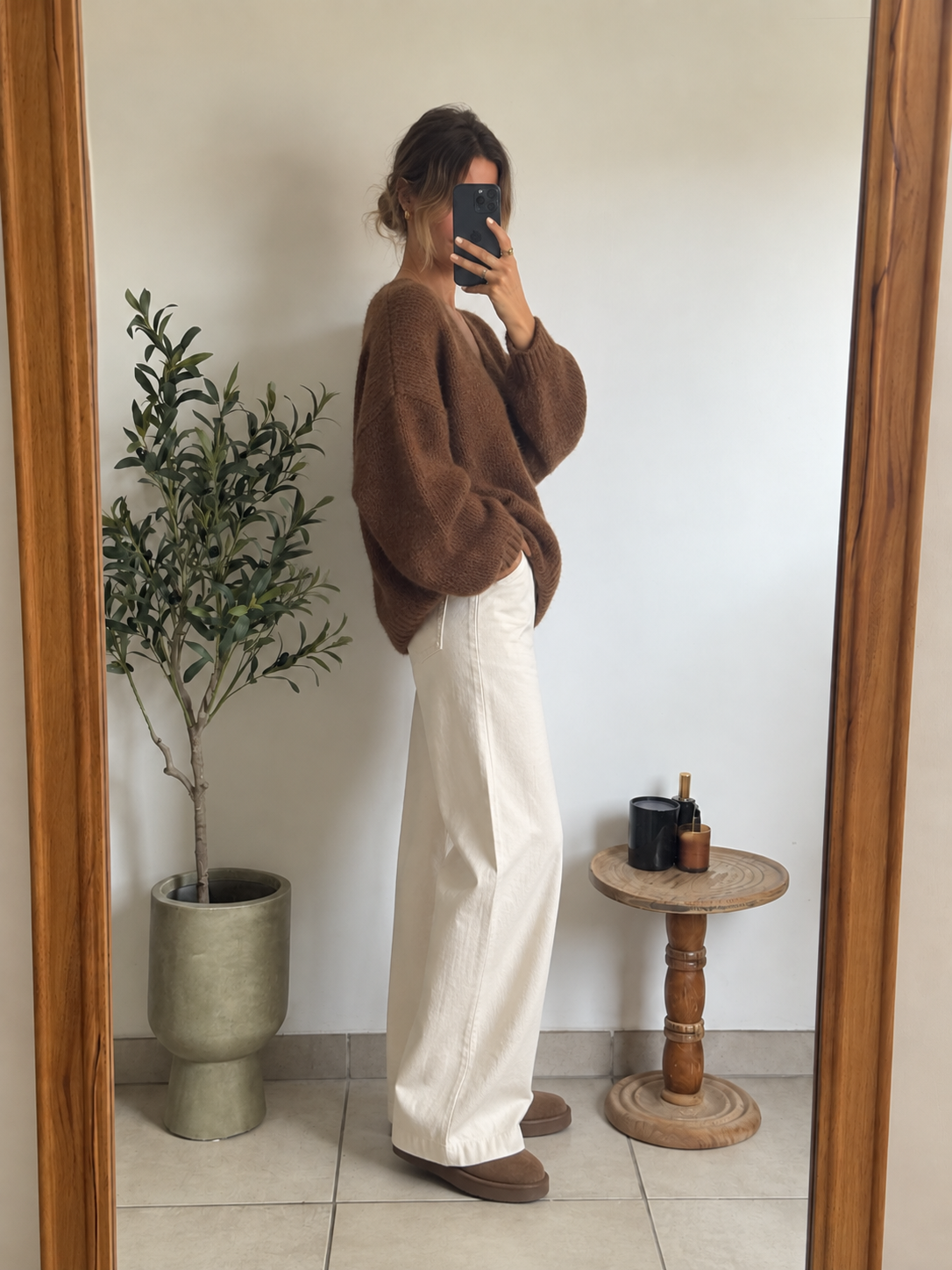 Pull Mina - marron
