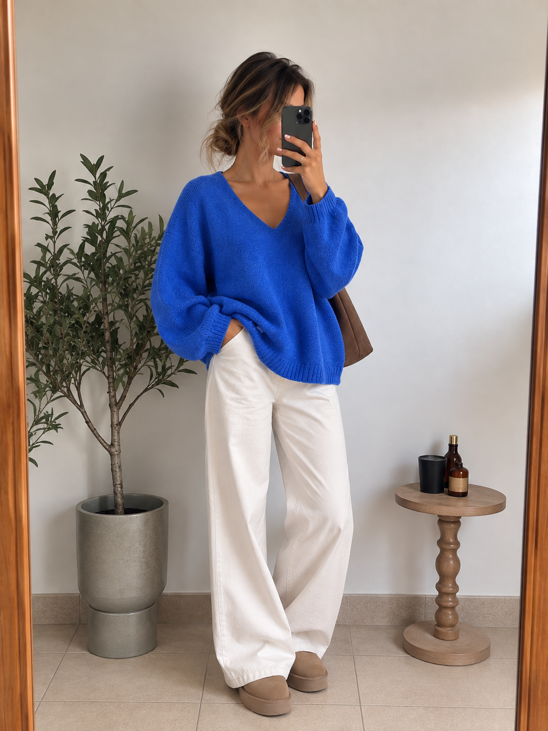 Pull Mina - bleu roi