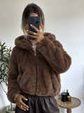 Veste réversible Livie – taupe