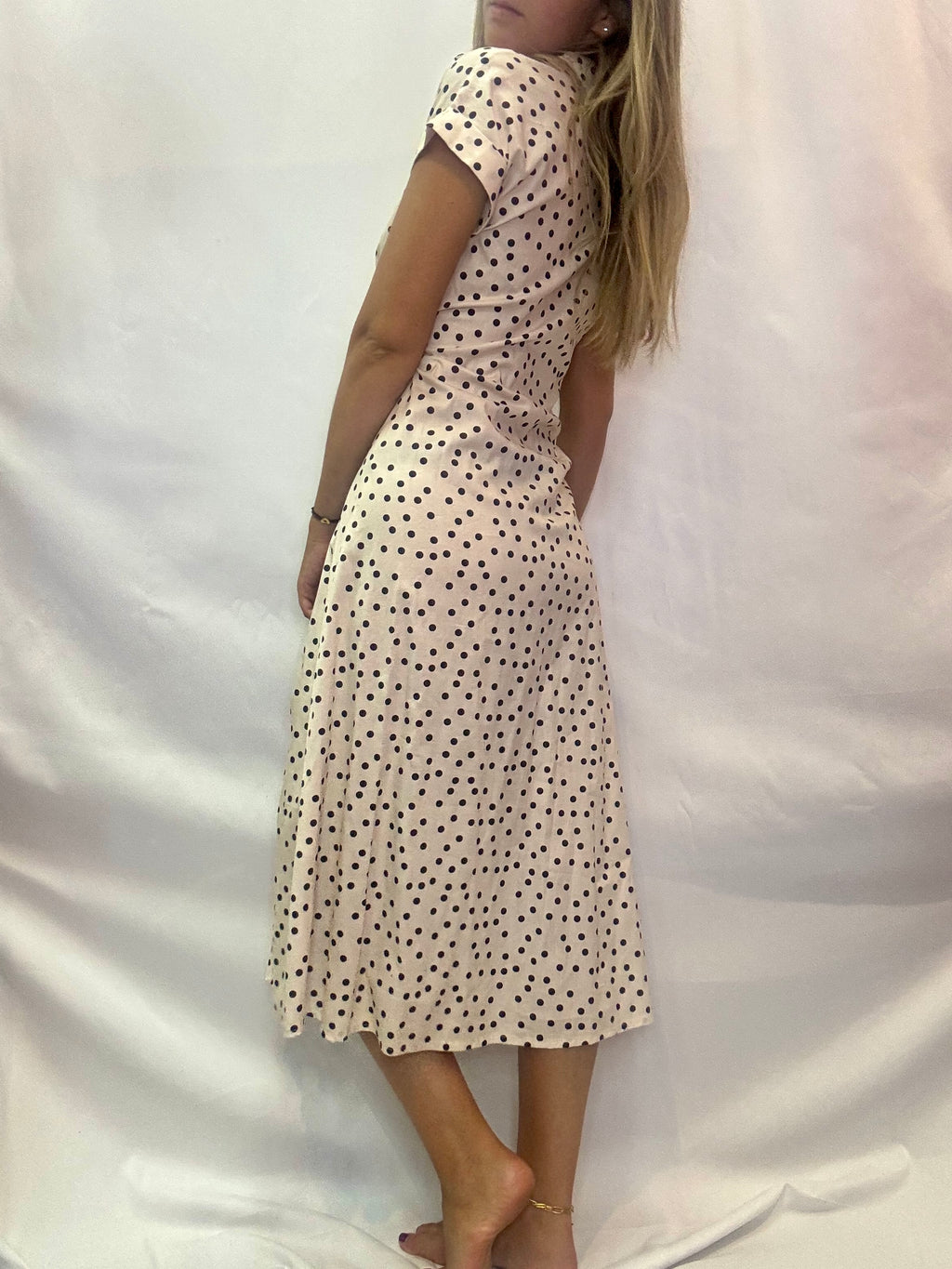 Robe Femme a Pois Nouee – Style Estival