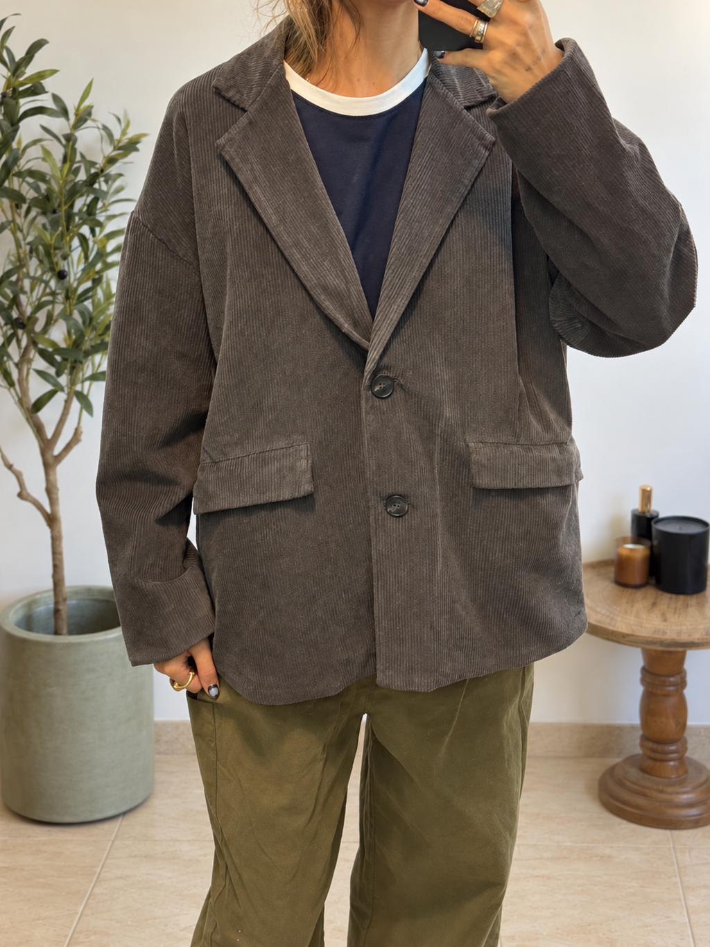 Le blazer Elora – Choco