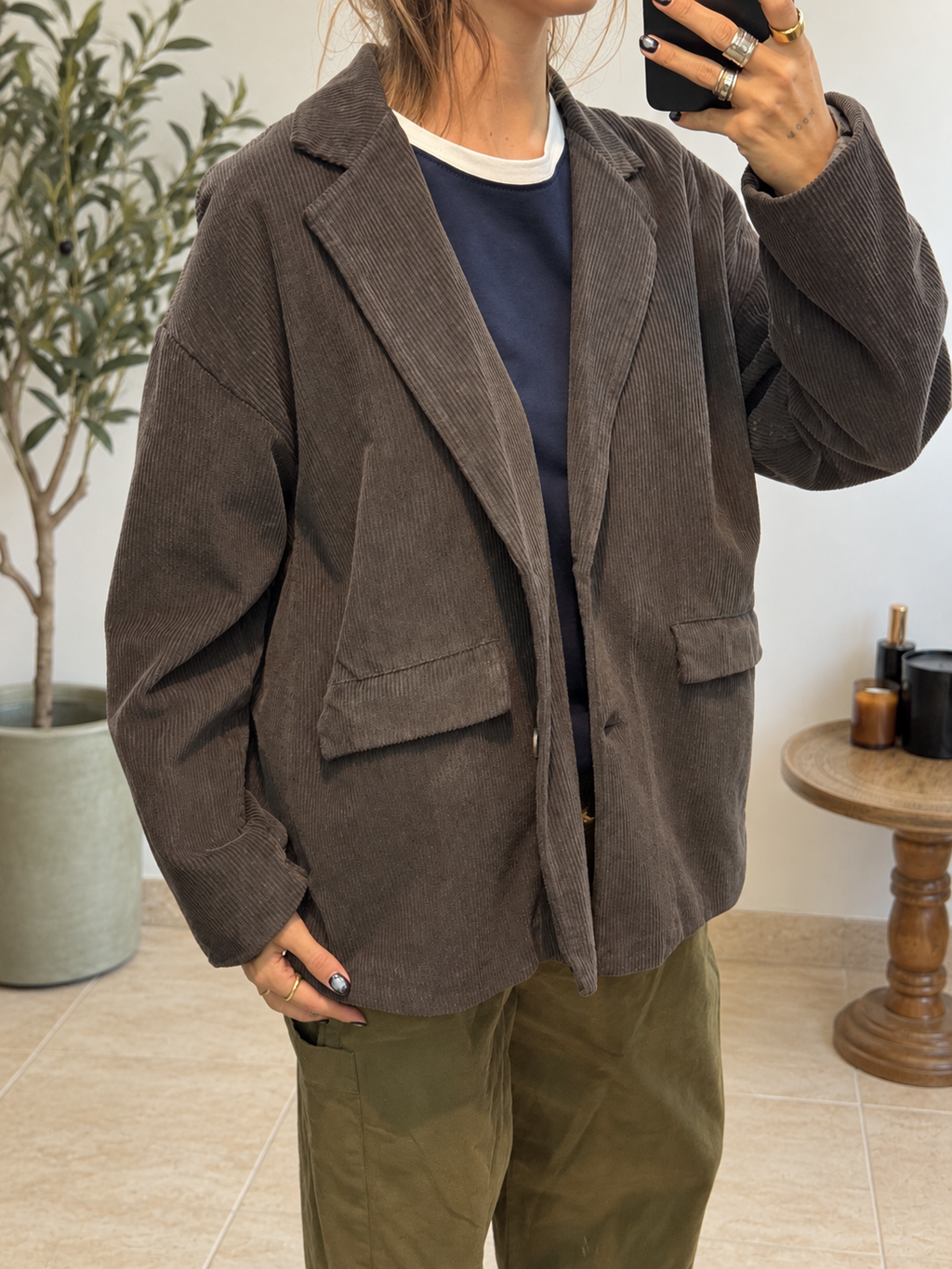 Le blazer Elora – Choco