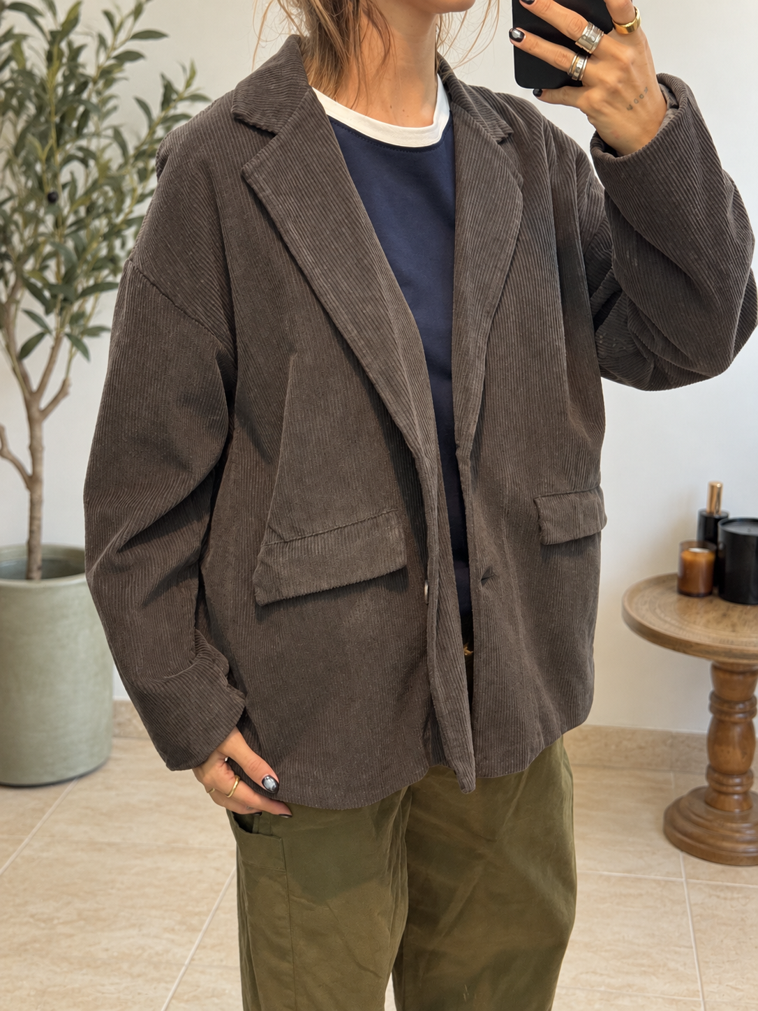 Le blazer Elora – Choco