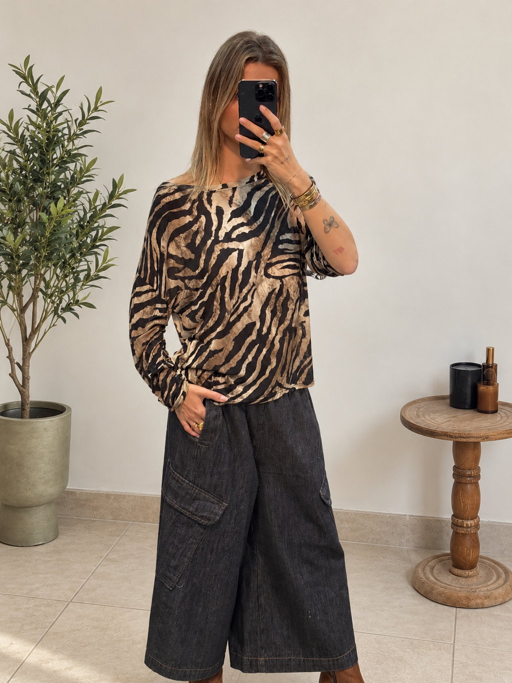 T-shirt Maïra - zébré
