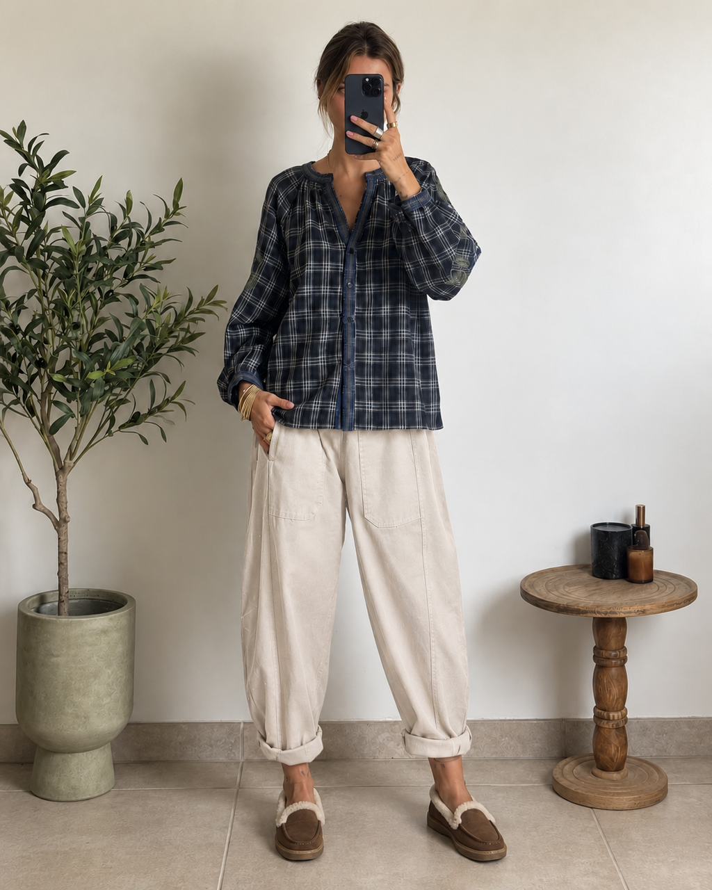 Pantalon Léo – Beige