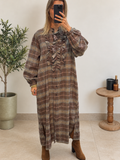 Robe chemise Carole - Choco