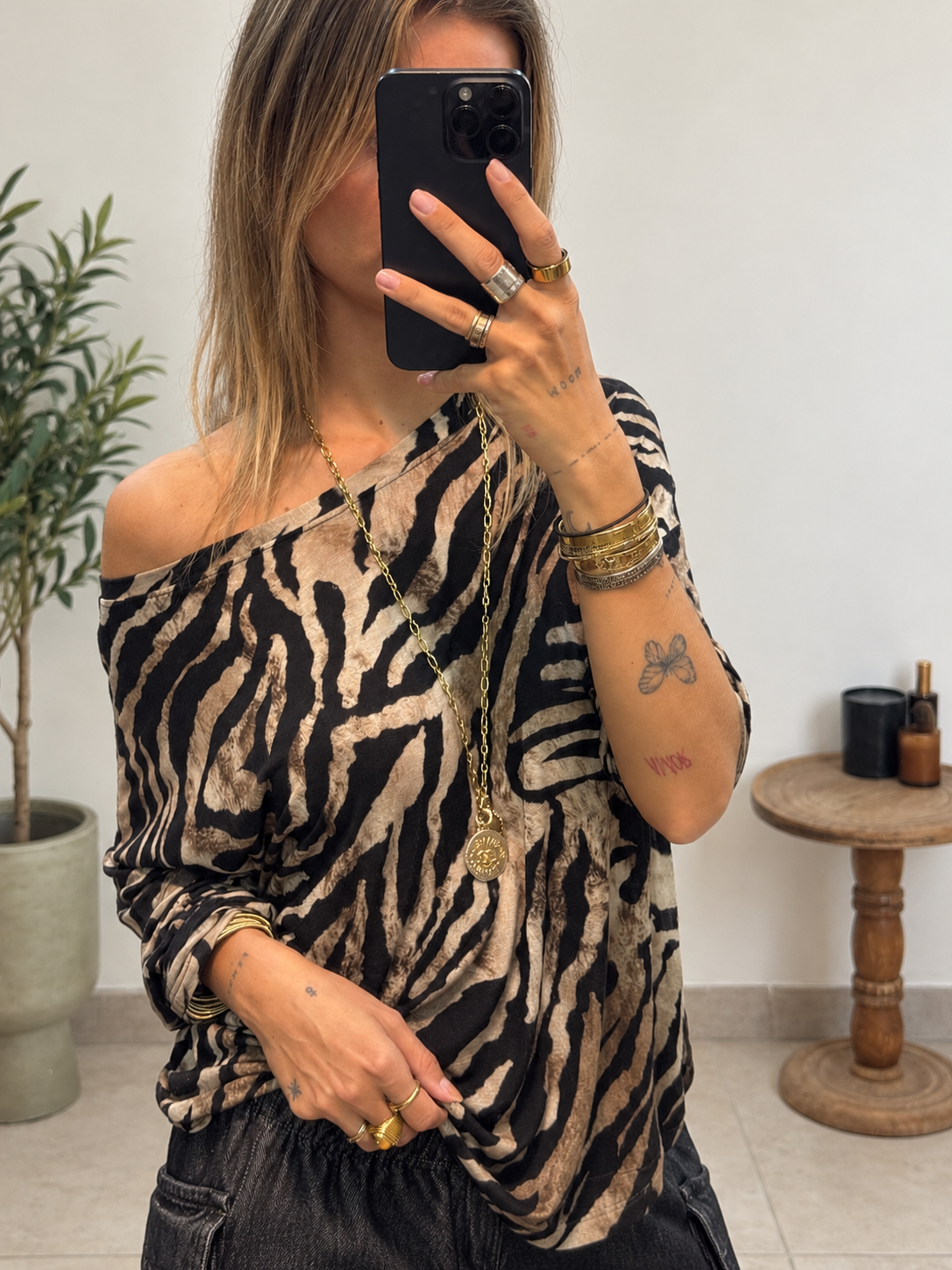 T-shirt Maïra - zébré