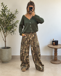 Pantalon cargo Maïa – Camouflage kaki