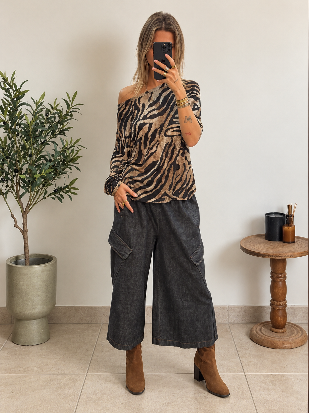 T-shirt Maïra - zébré