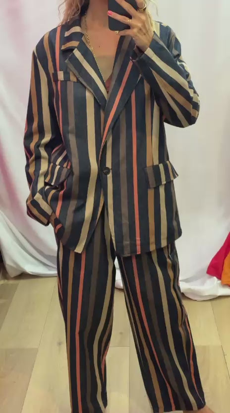 Veste Rayée Femme
